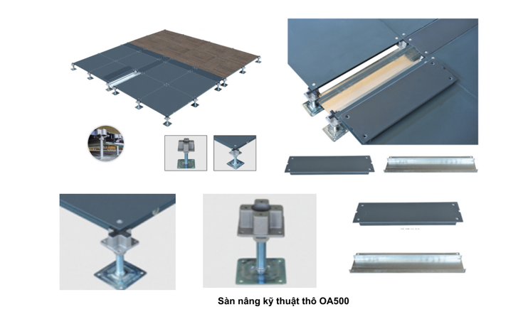 sàn nâng kỹ thuật thô OA500