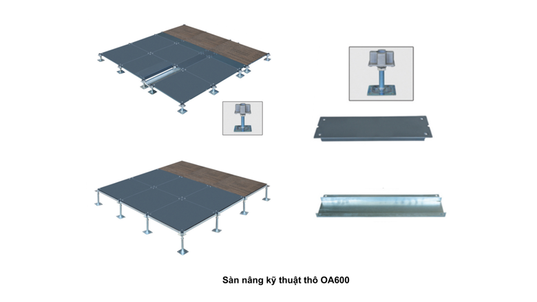 sàn nâng kỹ thuật thô OA600